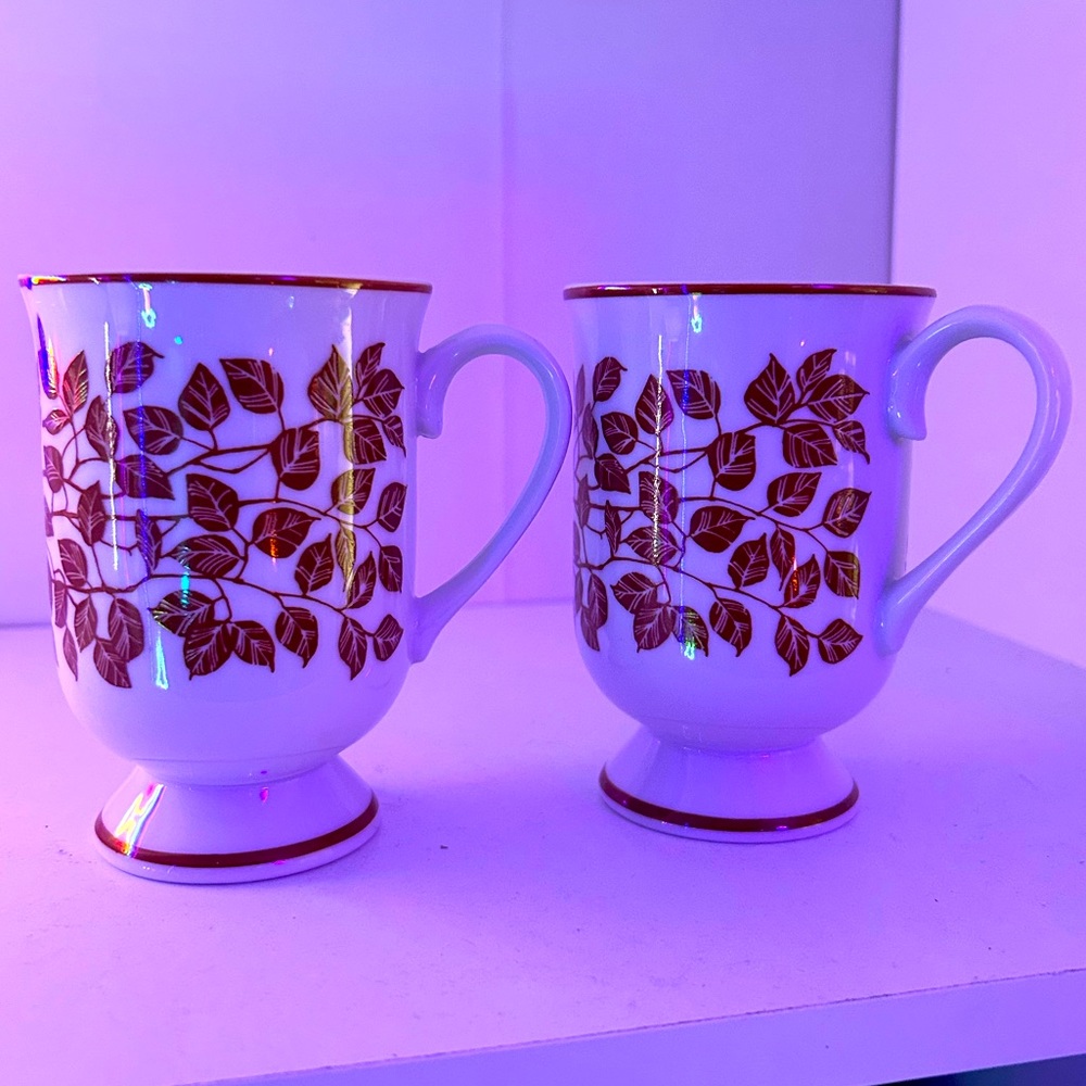 HOLT HOWARD teacups, set of two!